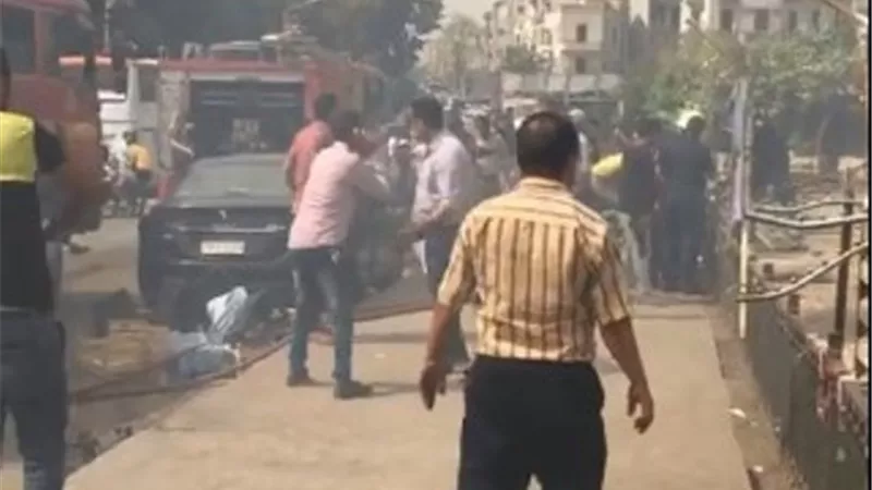 الحماية المدنية تسيطر على حريق هائل في موقف أحمد حلمي