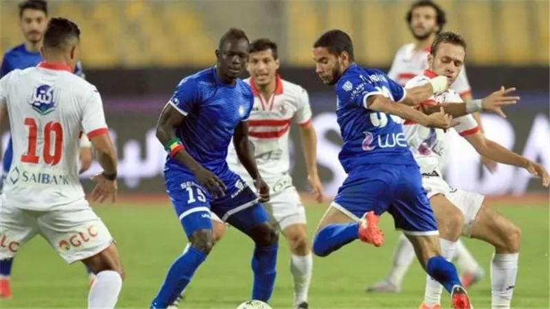 الزمالك يتقدم أمام سموحة بهدفين مقابل هدف فى الشوط الأول