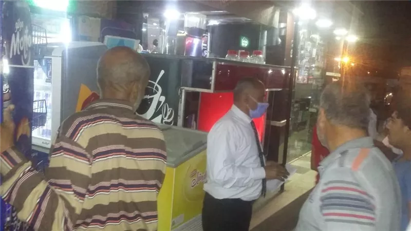 حملة كبرى لتنفيذ قرارات مجلس الوزراء للاغلاق بنطاق حى ثالث بالاسماعيليه