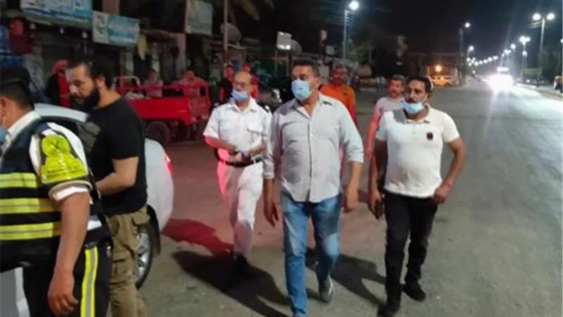 أول أيام الغلق...محاضر مخالفة حظر ورفع إشغالات في التل الكبير بالإسماعيلية..صور