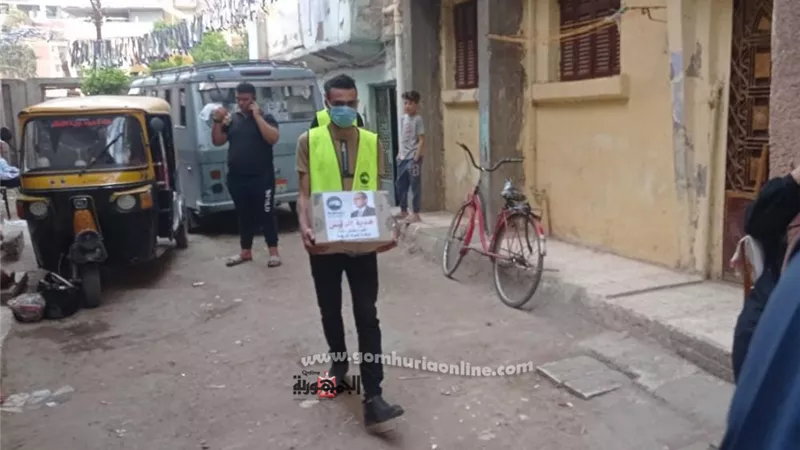 مستقبل وطن يوزع 13ألف كرتونة غذائية على الاكثر احتياجا بكفرالشيخ