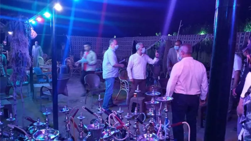 سكرتير مساعد بنى سويف فى جوله مسائيه بببا