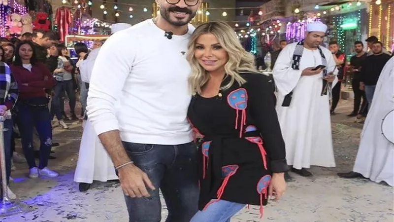 شاهد .. رزان مغربي تتألق برفقة خالد سليم فى برنامجها الرمضانى