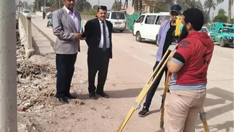 كوبرى على مزلقان الفيوم بالواسطى