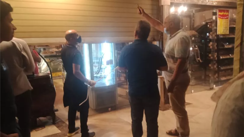 لجان وحملات بمراكز ومدن وقرى المحافظه لمتابعه التزام المحلات بمواعيد الغلق