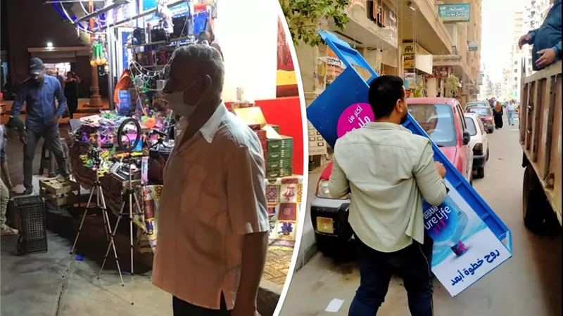 غرامات فورية وغلق منشأت ورفع اشغالات بحى شرق الاسكندرية