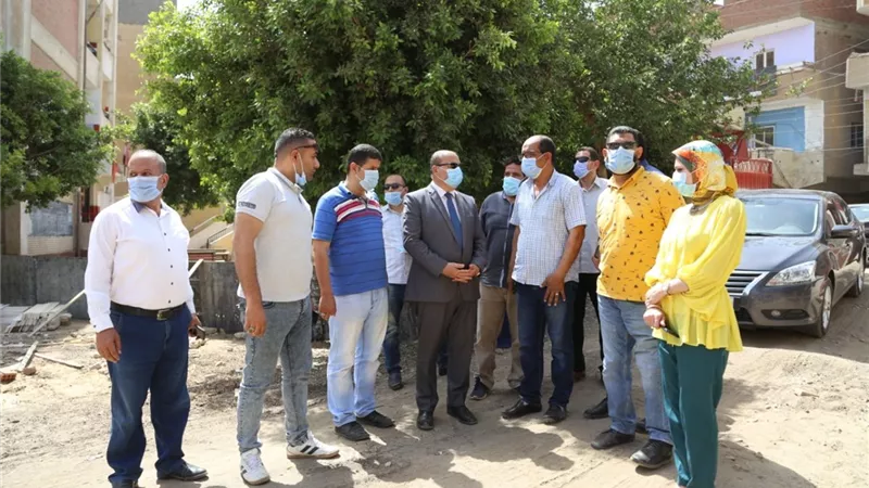 السكرتير العام لمحافظة المنوفية يتابع تنفيذ مشروعات 