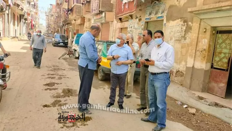 صالح يتفقد أعمال المياه والصرف الصحى فى قويسنا وشبين الكوم بالمنوفية .. صور