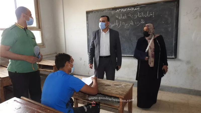 وكيل تعليم المنوفية يتفقد لجان امتحان الإعدادية والثانوية الرياضية بمنوف .. صور