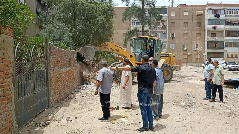 حملة لازالة المخالفات بنطاق حى ثالث الاسماعيليه