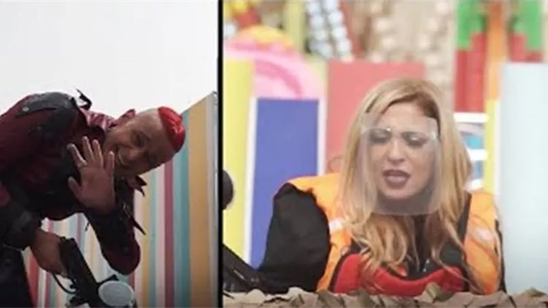 رامز جلال يسخر من نهلة سلامة 