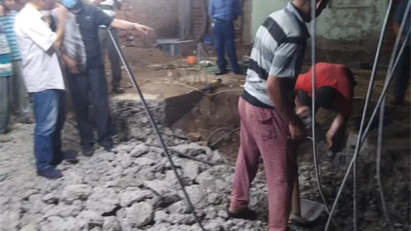 إزالة حالتى تعد على الأرض الزراعية فى شبراخلفون ومليج بالمنوفية .. صور