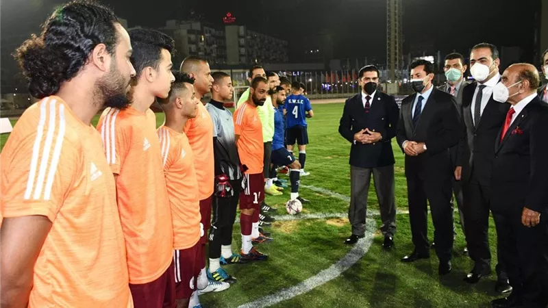 وزير الرياضة يشهد نهائي كأس مصر للميني فوتبول .. صور