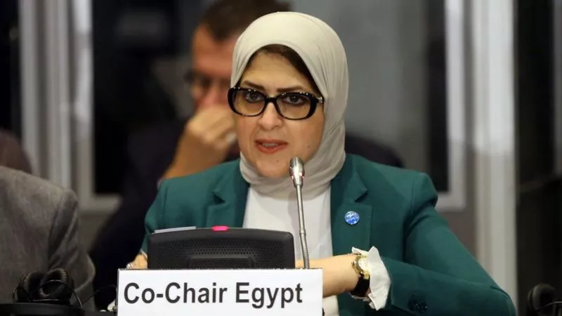 وزيرة الصحة فى زيارة للمنوفية اليوم
