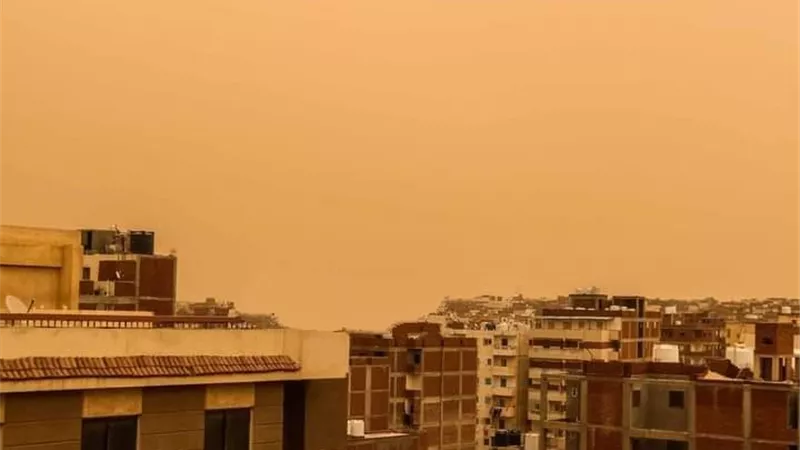 عواصف ترابية علي مطروح