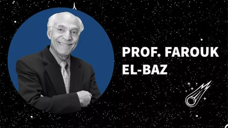 فاروق الباز يناقش طلاب جامعة أسيوط حول البحث العلمي و التعلم للشباب خلال مشاركته في فعاليات حفل افتتاح نادي الفلك