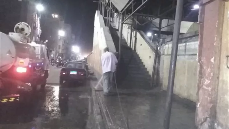 رفع ٨ طن أتربة ومخلفات فى حملة نظافة بمدينة الأقصر.. بالصور