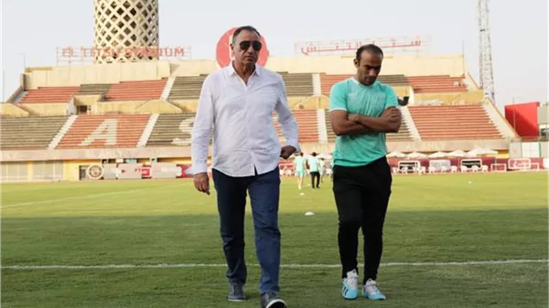 الخطيب يحضر مران الأهلى لمؤازرة الفريق استعدادا لموقعة صن داونز