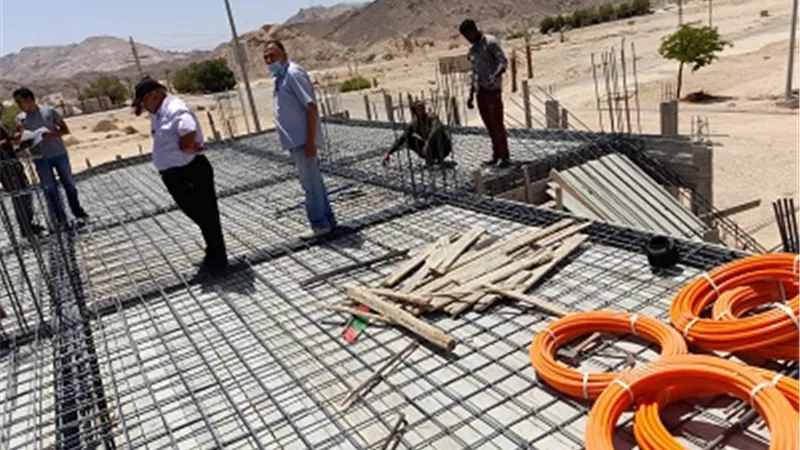 إنتهاء 60٪ من أعمال إحلال وتجديد الوحدة القروية لقرية النصر ضمن 