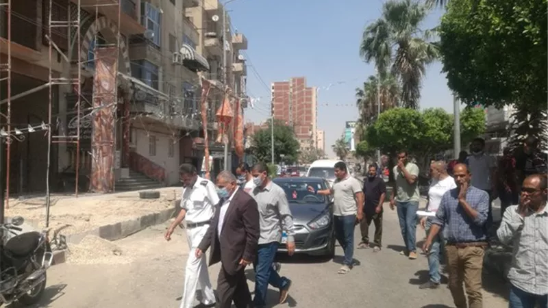 سكرتير عام محافظة الإسماعيلية يشهد إحباط صبة خرسانية بدون ترخيص..صور