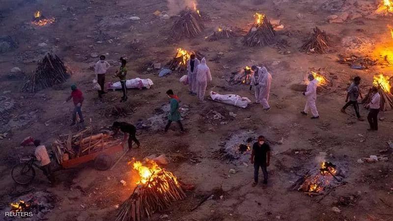 لأول مرة حصيلة وفيات كورونا في الهند تتجاوز ربع مليون شخص