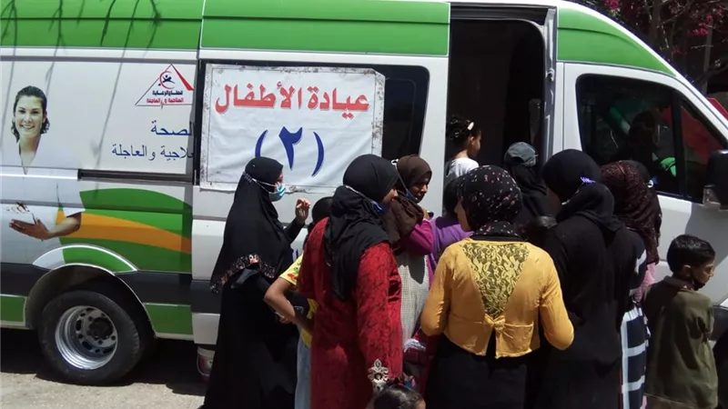 الكشف على 1373 مريض بقافلة طبية بقريه 39 الدرافيل مركز بلقاس