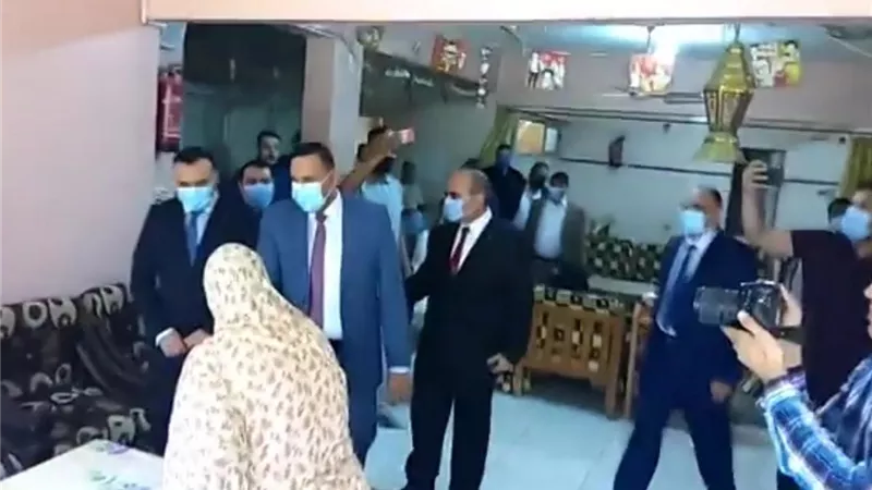 اجهزه رياضيه عيديه من محافظ الدقهلية لنزلاء دار الامل للمسنيين بالمنصوره