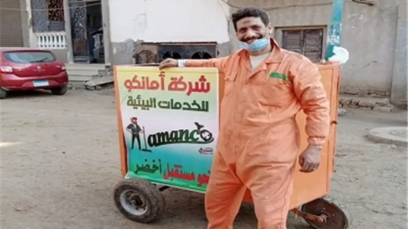 الوحدة المحلية بجريس تتعاقد مع شركة لجمع القمامة