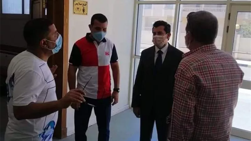 فى أول أيام العيد..وزير الشباب والرياضة فى الغردقة