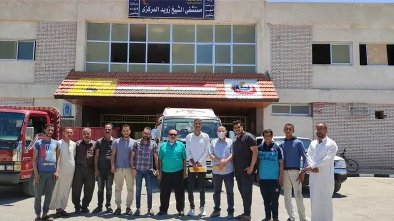 وصول تجهيزات ١٠ أسرة عناية مركزة بشمال سيناء ثانى ايام عيد الفطر المبارك