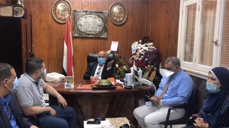وكيل صحة الغربيه يشدد علي متابعه مراكز تطعيم لقاح كورونا -صور