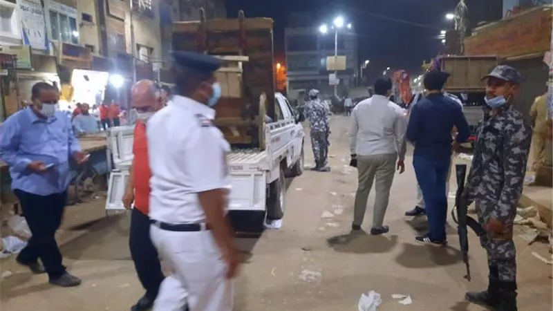 إزالة حالتى تعد بالبناء بارمنت جنوب الاقصر خلال العيد