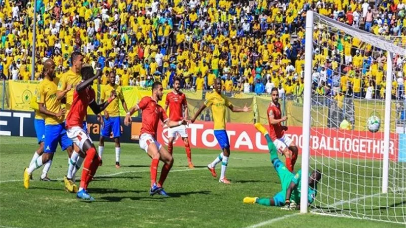 الاهلى يحقق الفوز على صن داونز 1/4