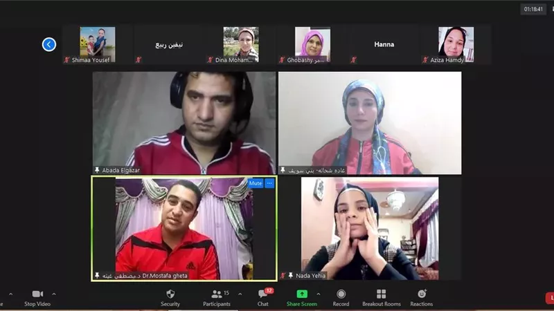 ساعه رياضه مبادره منزليه ببنى سويف