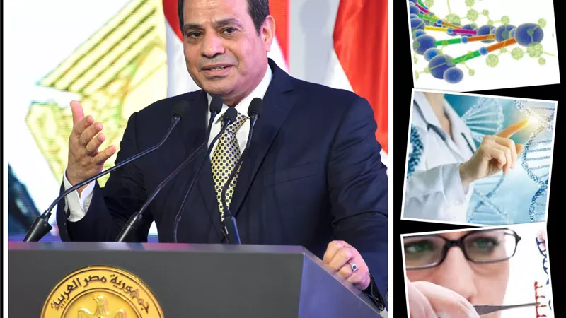 الرئيس أطلق إشارة البدء لأكبر مشروع علمي في مصر