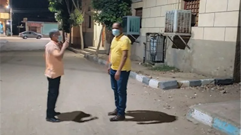 ١٣ محضر وإزالة إدارية وكمامة بالطود جنوب الأقصر