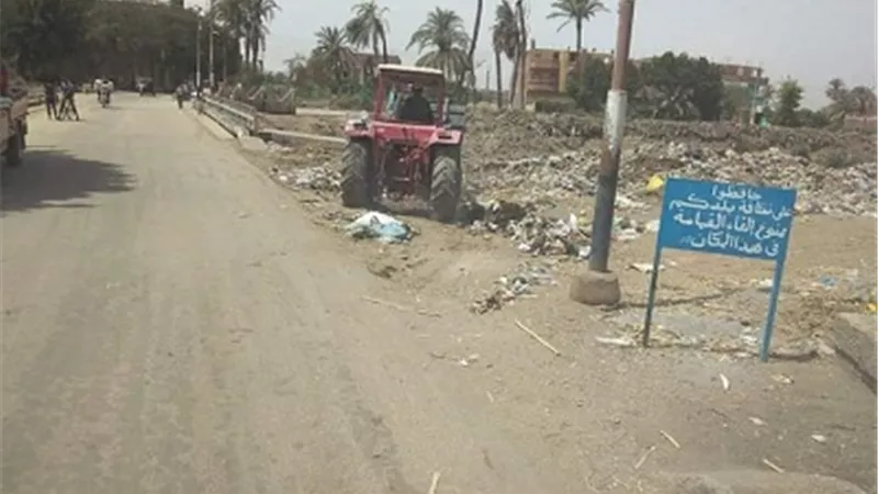 رفع ٧٣ طن قمامة ومخلفات فى حملة نظافة مكبرة بسوهاج