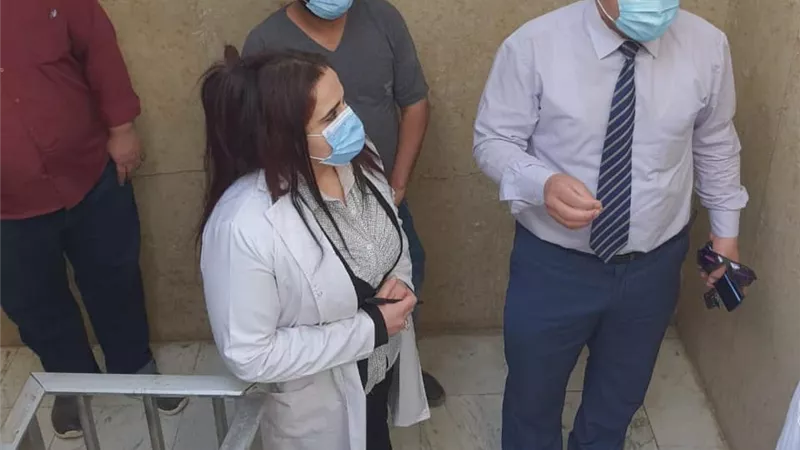 قيادات الصحة بالمنوفية تفاجئ المستشفيات ومراكز لقاح كورونا