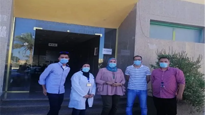 صحة جنوب سيناء تتفقد سير العمل بمنشآت خليج العقبة خلال عيد الفطر المبارك