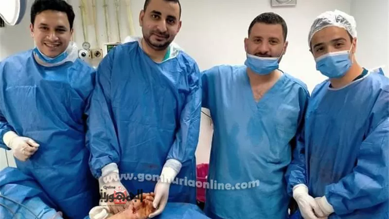 جراحة ناجحة بمستشفيات جامعة المنوفية تعيد يد شاب مبتورة للحركة