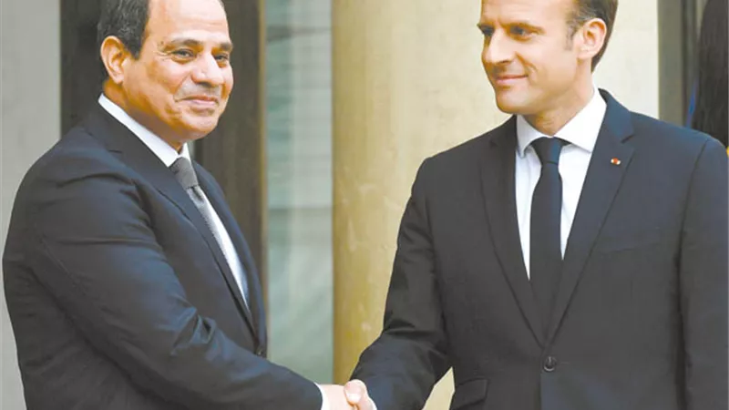 قمة مصرية فرنسية في الإليزيه