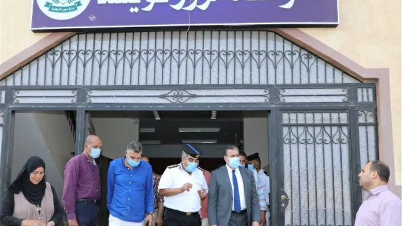 مرور المنوفية إستعد للعمل بالفترة الإضافية لتركيب الملصق الإلكترونى.. ننشر رابط بوابة المرور للتسجيل عبر الانترنت.. صــور
