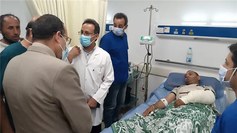 شوشه يزور الجرحى والمصابين الفلسطينيين ويؤكد على توفير الرعاية الكاملة لهم
