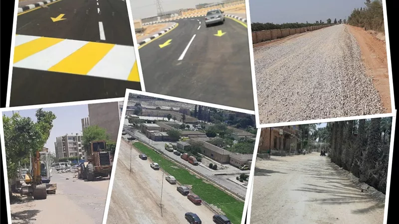 محافظ الإسماعيلية يتابع أعمال رفع كفاءة وتطوير محاور مرورية جديدة لربط القرى بالمدن