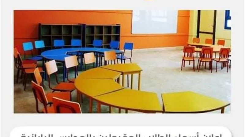 ننشر أسماء الطلاب المقبولين بالمدارس المصرية اليابانية بالمنوفية