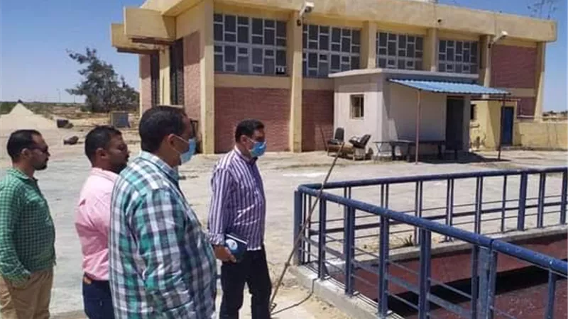 صحة مطروح تتفقد محة الصرف وتؤكد علي ضرورة اتباع الاشتراطات