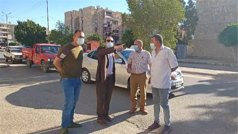 نائب محافظ الاسماعيليه يتفقد مناطق التطوير بحى ثالث الاسماعيليه