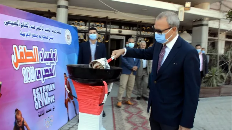 محافظ القليوبية يطلق شعلة أولمبياد الطفل المصرى فى نسخته الثالثة تحت رعاية الرئيس