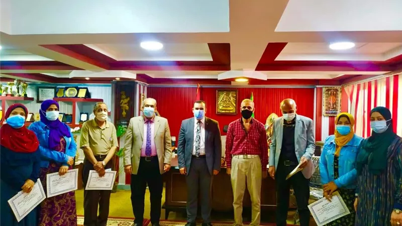 المنوفية تكرم فريق التعليم المزدوج من الغربية والدقهلية لمساهمته في رفع مستوى الطلاب بالسادات ... صــــور