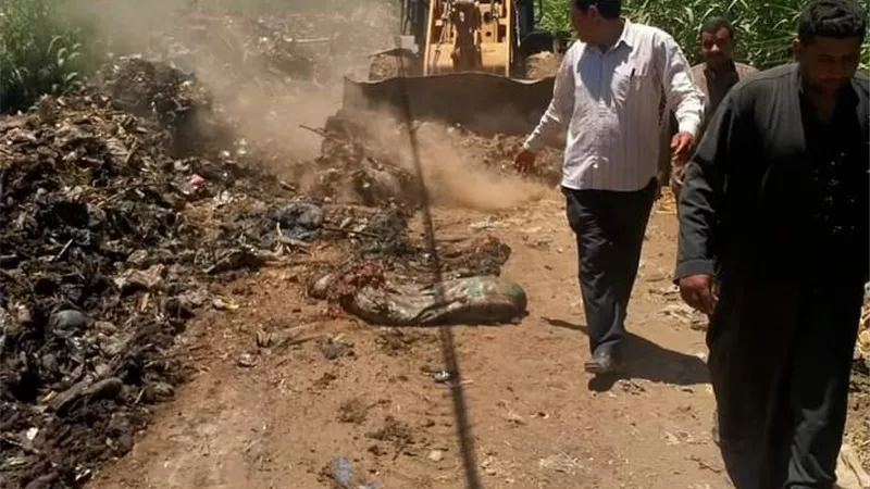 في استجابة سريعة لما نشرته بوابة الجمهورية .. رئيس مدينة أشمون يبحث شكوى أهالى منشأة جريس